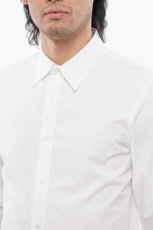 Camicia S-BEN-CL-A in popeline di Cotone a Tinta unita>Diesel Fashion