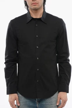 Camicia S-BEN-CL-A in popeline di Cotone a Tinta unita>Diesel Fashion