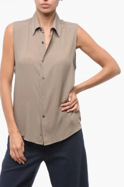 Camicia Smanicata in Viscosa>Ami Alexandre Mattiussi Best