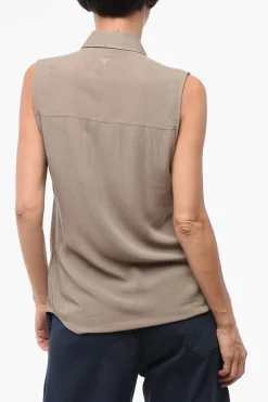 Camicia Smanicata in Viscosa>Ami Alexandre Mattiussi Best