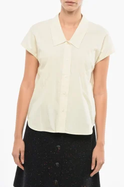 Camicia Smanicata YLVA in Misto Cotone>Samsoe Samsoe Fashion