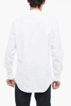 Camicia smoking LORENZO in Cotone>Finamore 1925 Sale