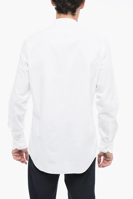 Camicia smoking LORENZO in Cotone>Finamore 1925 Sale