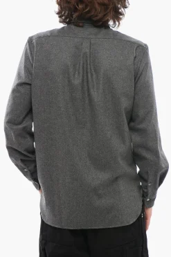 Camicia STRAMP Button Down in Cotone e Lana Vergine>Department 5 Clearance