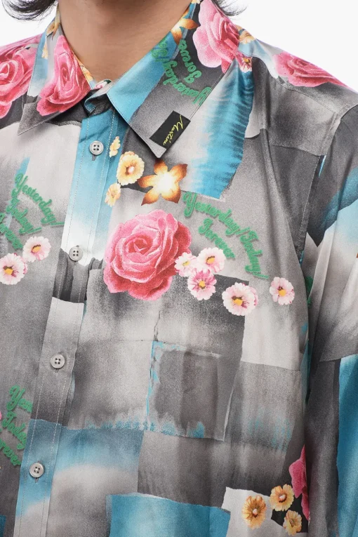 Camicia TODAY in Seta a Motivo Floreale>Martine Rose Clearance