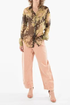 Camicia Trasparente Fantasia Floreale></noscript>Dsquared2 Best