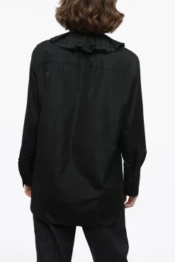 Camicia Tuxedo in Nylon con Colletto Ruffle>Jil Sander Outlet