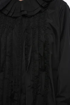 Camicia Tuxedo in Nylon con Colletto Ruffle></noscript>Jil Sander Outlet