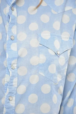 Camicia UNISEX a Pois con Doppio Taschino></noscript>Erl Online