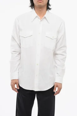 Camicia Utility CHANGE in Cotone con Collo Italiano>Department 5 Clearance