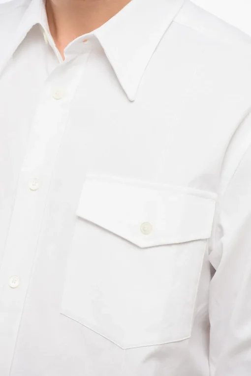 Camicia Utility CHANGE in Cotone con Collo Italiano>Department 5 Clearance