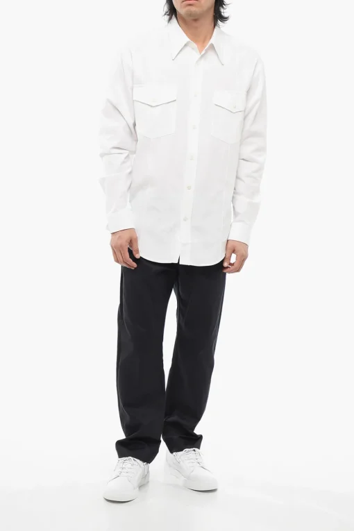 Camicia Utility CHANGE in Cotone con Collo Italiano>Department 5 Clearance