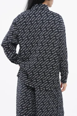 Camicia VERDY con Logo All Over>Kenzo New