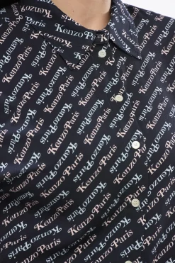 Camicia VERDY con Logo All Over></noscript>Kenzo New