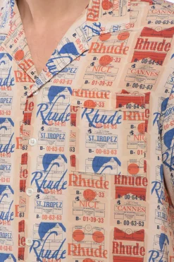 Camicia VOYAGE In Seta Stampata All-Over></noscript>Rhude Hot