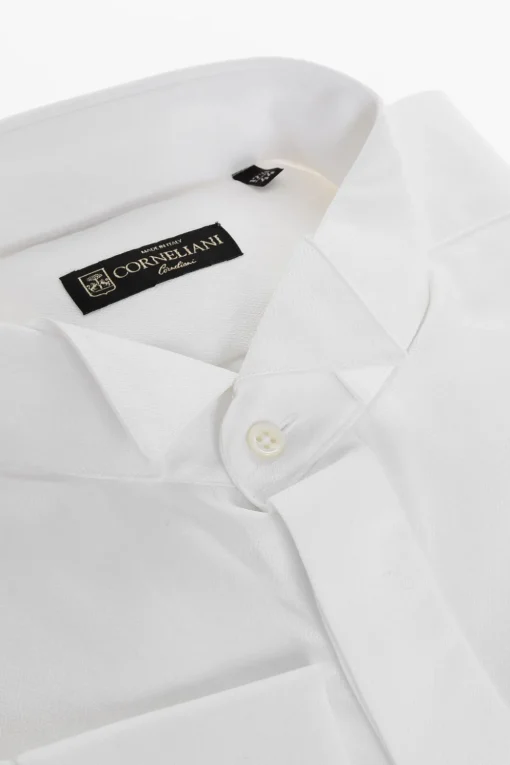 Camicia Wing-tip in Cotone Jacquard>Corneliani New