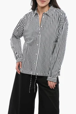 Camicia YARN a Righe Awning con Coulisse sul Fondo>Woolrich Fashion