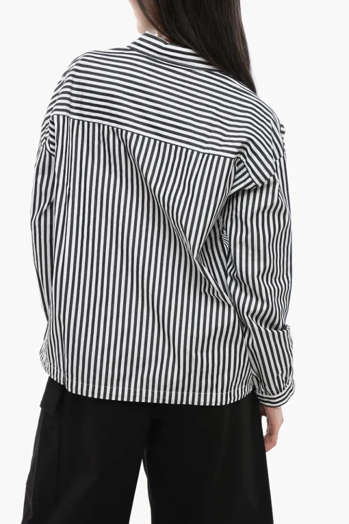 Camicia YARN a Righe Awning con Coulisse sul Fondo>Woolrich Fashion