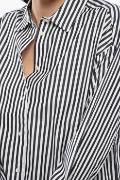 Camicia YARN a Righe Awning con Coulisse sul Fondo></noscript>Woolrich Fashion
