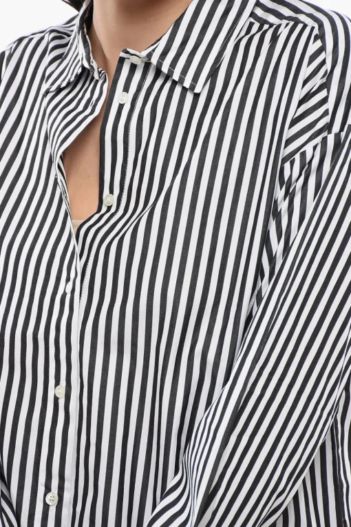 Camicia YARN a Righe Awning con Coulisse sul Fondo>Woolrich Fashion