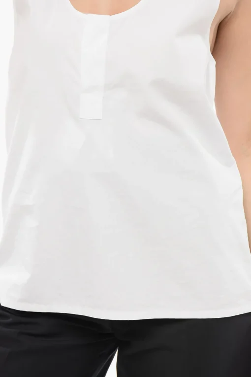 Canotta HENLEY con Scollo Profondo>Saint Laurent Sale