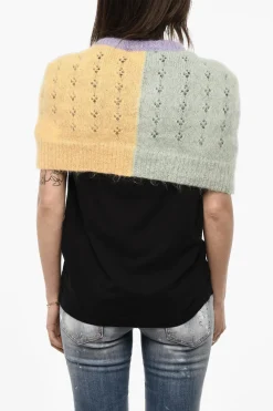 Cappa Crop Bicolore con Dettagli Cut-Out>Dsquared2 Discount