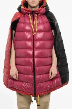 Cappa Imbottita In Piumino Con Stampa Logo>Dsquared2 Best