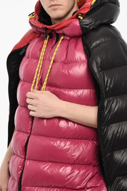 Cappa Imbottita In Piumino Con Stampa Logo>Dsquared2 Best