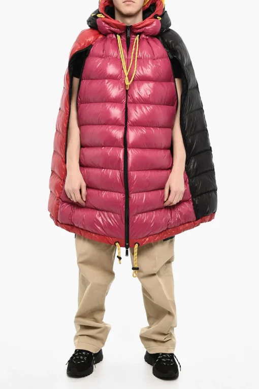 Cappa Imbottita In Piumino Con Stampa Logo>Dsquared2 Best