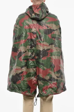 Cappa Motivo Militare Con Chiusura Zip>Dsquared2 Hot