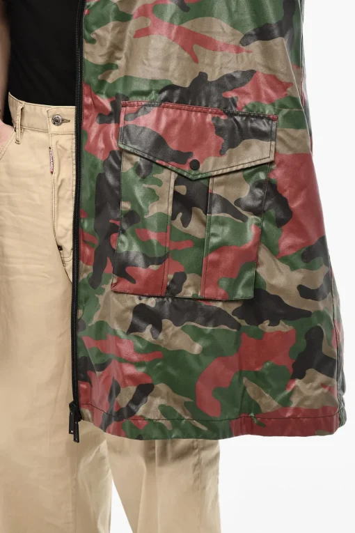 Cappa Motivo Militare Con Chiusura Zip>Dsquared2 Hot
