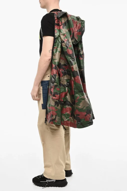 Cappa Motivo Militare Con Chiusura Zip>Dsquared2 Hot