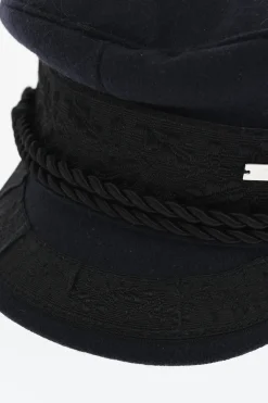 Clearance Cappello Baker Boy In Lana e Nylon Donna Cappelli