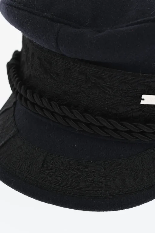 Clearance Cappello Baker Boy In Lana e Nylon Donna Cappelli