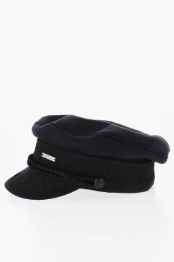 Clearance Cappello Baker Boy In Lana e Nylon Donna Cappelli