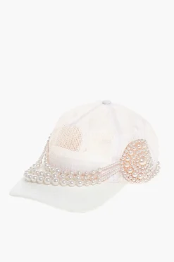 Cappello Baseball in Mesh Impreziosito da Perle>Dsquared2 Discount