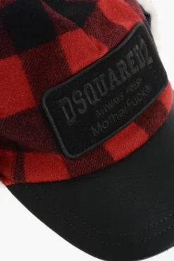 Cappello Baseball in Misto Lana a Quadri></noscript>Dsquared2 Hot