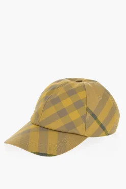 Best Cappello Baseball in Tessuto Tecnico a Quadri Uomo Cappelli