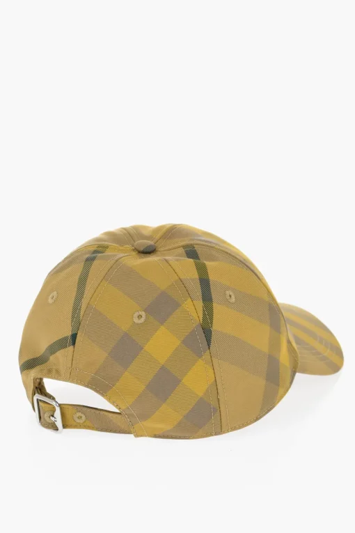 Best Cappello Baseball in Tessuto Tecnico a Quadri Uomo Cappelli