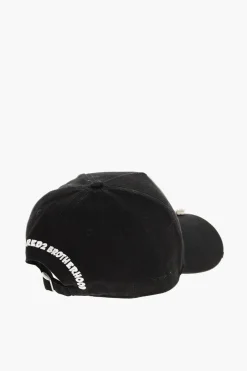 Cappello Baseball in Tinta Unita Impreziosito da Gioielli>Dsquared2 Sale