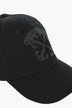 New Cappello Baseball in Tinta Unita con Logo Ricamato Uomo Cappelli