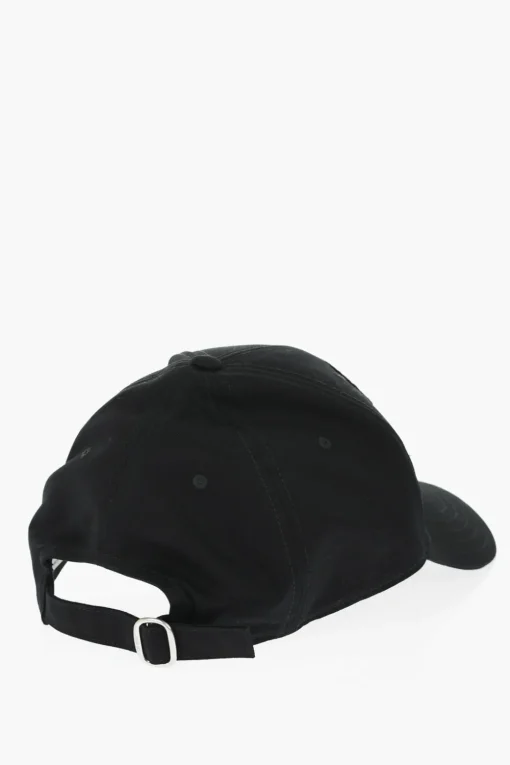 New Cappello Baseball in Tinta Unita con Logo Ricamato Uomo Cappelli