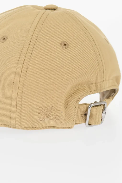 Cappello Baseball in Tinta Unita con Cinturino Regolabile>Burberry Discount