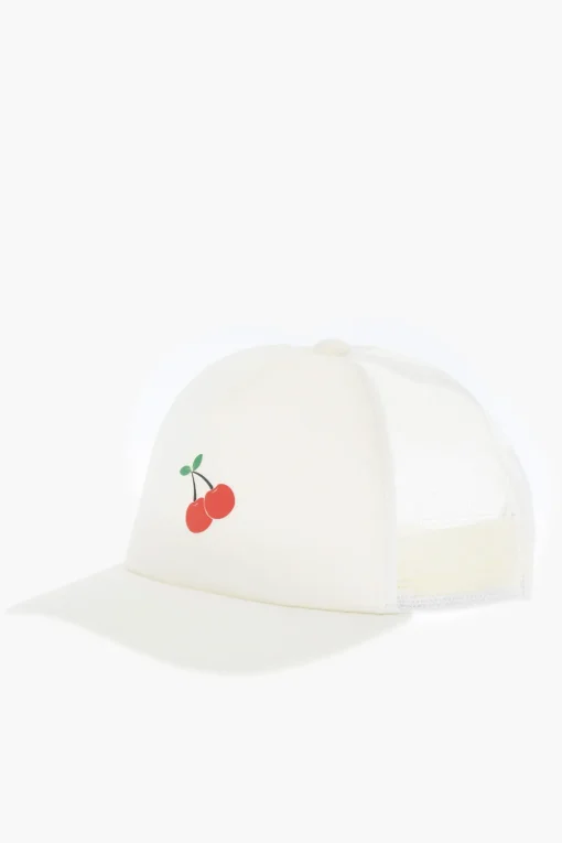 Best Cappello Baseball in Tinta Unita con Fodera in Rete e Stampa Ciliegia Donna Cappelli|Cappelli