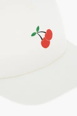 Best Cappello Baseball in Tinta Unita con Fodera in Rete e Stampa Ciliegia Donna Cappelli|Cappelli