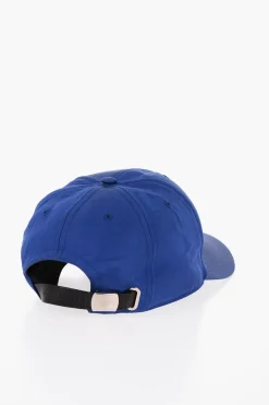 Clearance Cappello Baseball in Tinta Unita con Logo Stampato Uomo Cappelli