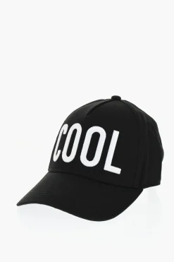 Cappello Baseball in Tinta Unita con Dettaglio in Rilievo>Dsquared2 Kids Best