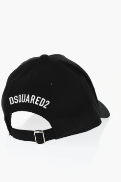 Cappello Baseball in Tinta Unita con Dettaglio in Rilievo>Dsquared2 Kids Best