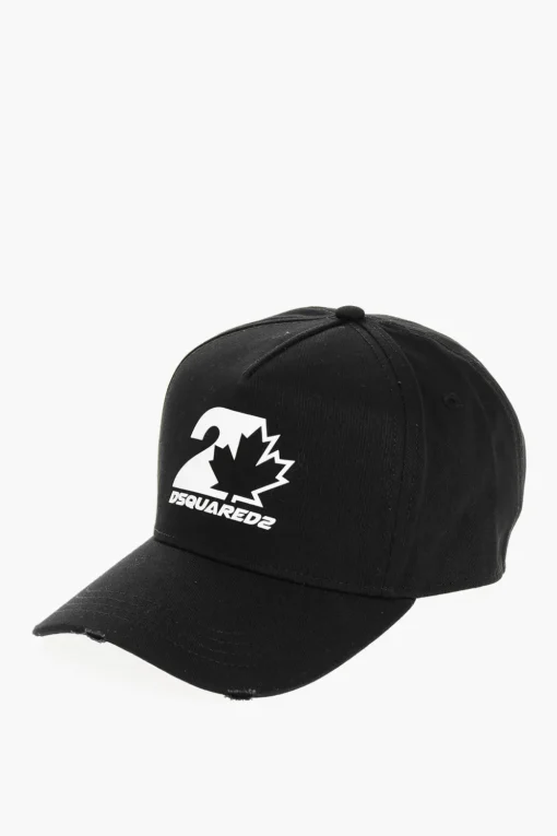 Cappello Baseball POWER TWINS in Tinta Unita con Logo a Contrasto>Dsquared2 Discount