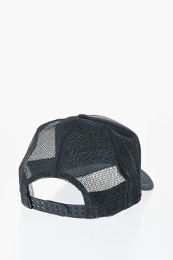Fashion Cappello Baseball Trucker in Tinta Unita con Dettaglio a Contrasto Donna Cappelli|Cappelli